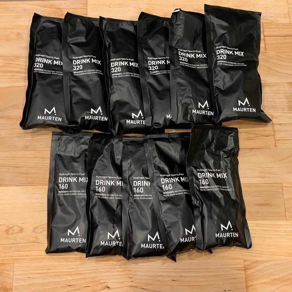 Maurten drink mix (320 x6 and 120 x5) 11 packets total